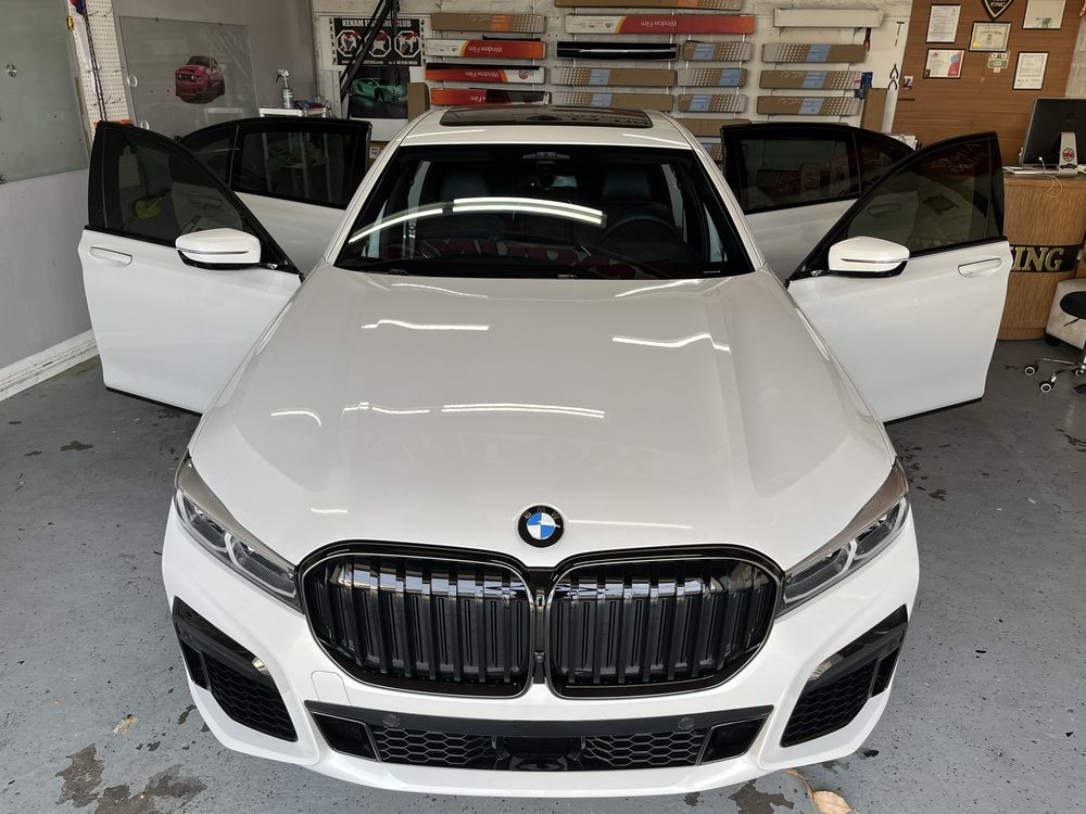 BMW with professionally tinted windows